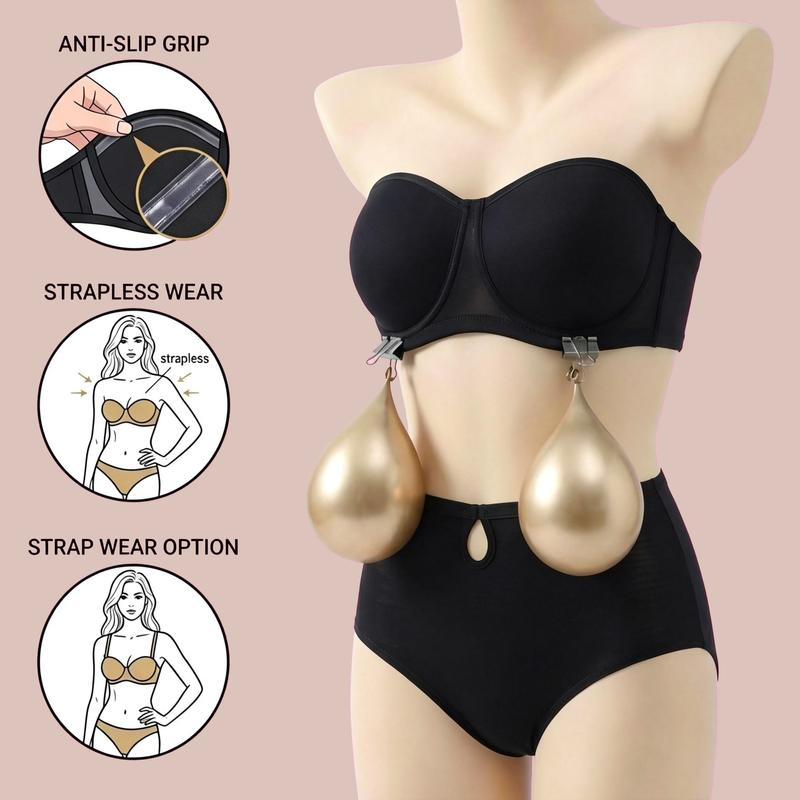 Women's Convertible Strapless Minimizer for Large Bust